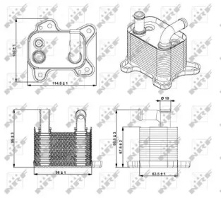 WILMINK GROUP wg1720083 -  масляный радиатор, двигательное масло
